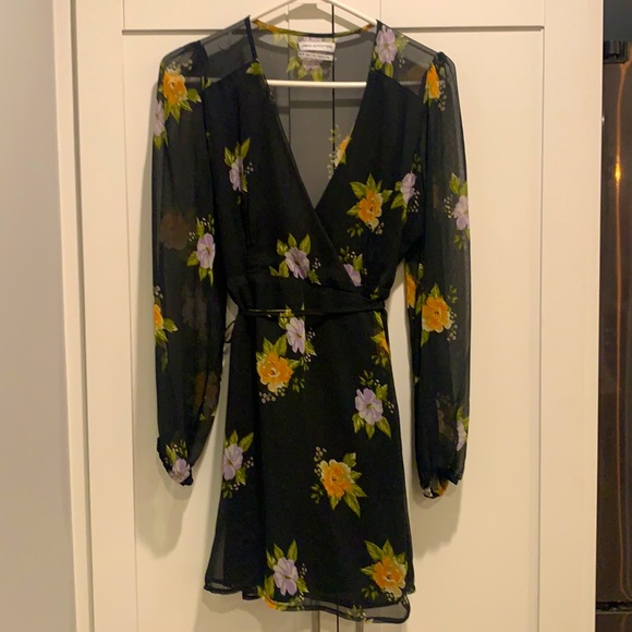 Urban Outfitters Wrap Dress with Floral Print - Picture 4 of 10